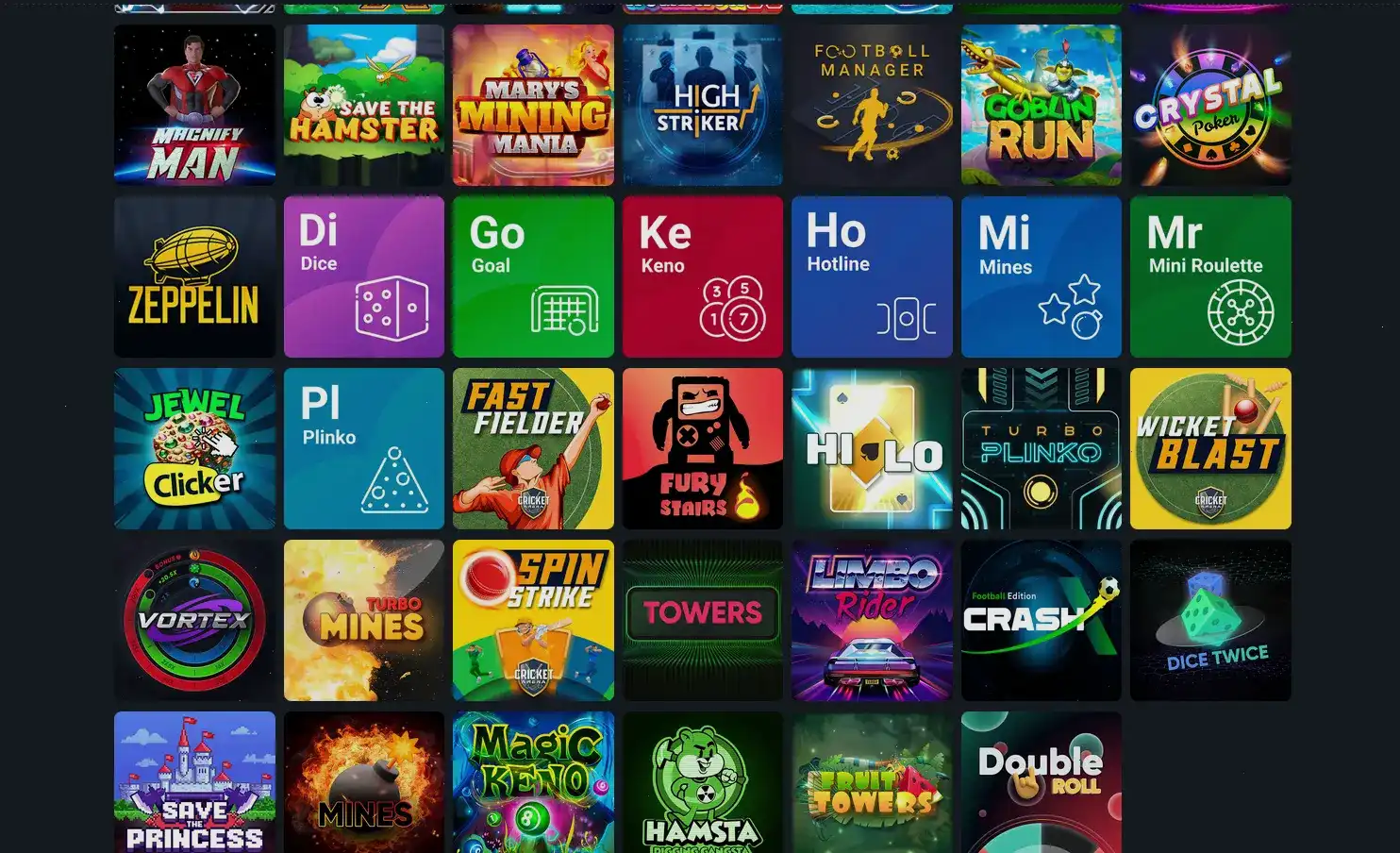 Игровой интерфейс казино Зума на компьютере